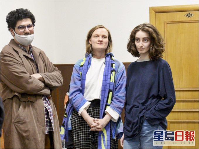 4名學生報編輯被俄羅斯警方拘捕。網圖
