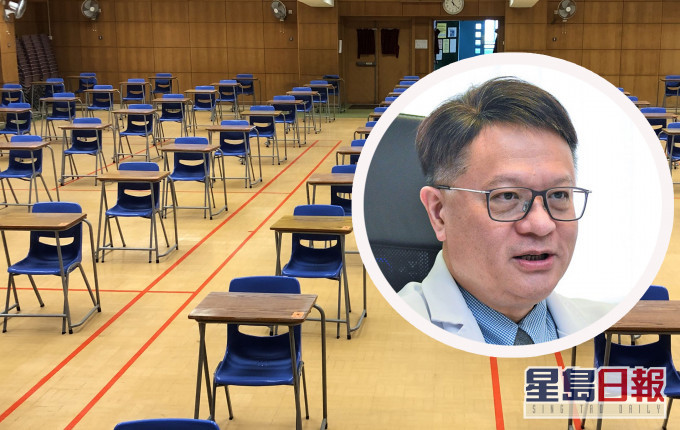 许树昌指疫情受控后复课座位不需太疏。 资料图片