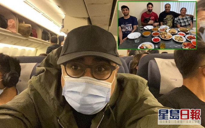 所謂夾喺中間難做人,喬寶寶身形健碩,反而影響到左右隔離位乘客。