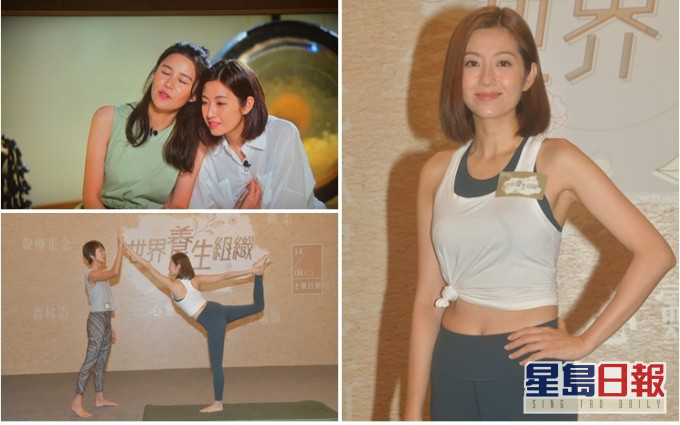 陳自瑤昨日單拖出席活動,黃翠如因有工作在身缺席。
