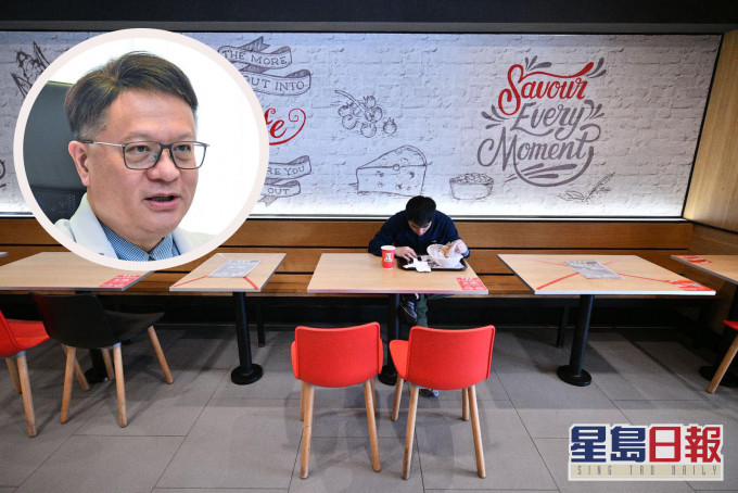 許樹昌指若零星個案持續及無社區爆發可放寬限制措施。 資料圖片
