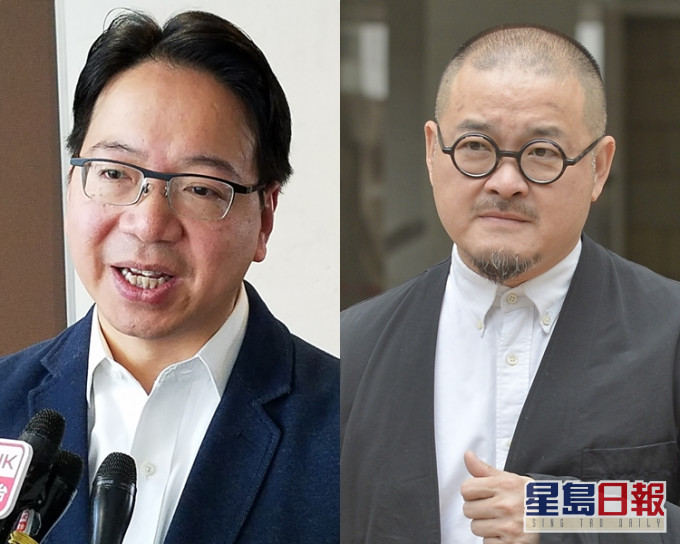 莫乃光(左);邵家臻(右)。 資料圖片