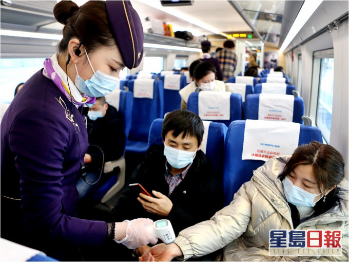 內地過年前的鐵路載客量較去年下降約7成。新華社圖片