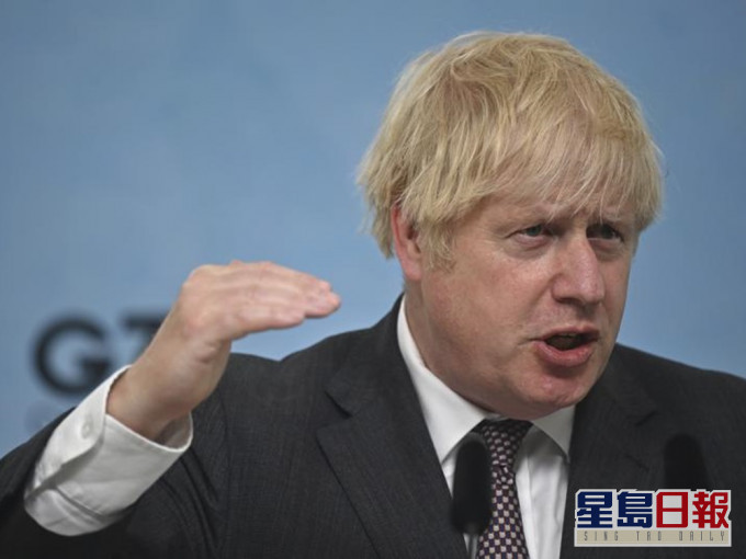 英國首相約翰遜。美聯社資料圖片
