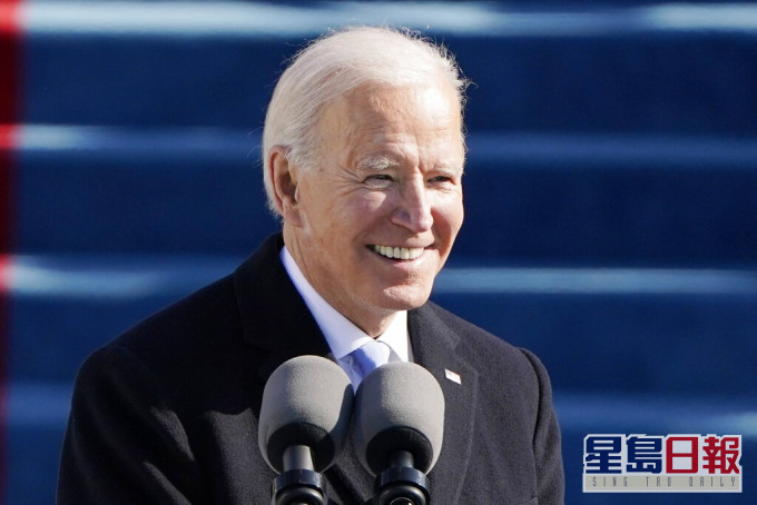 拜登是第一个在就职演说中这么直接攻击白人至上主义的总统。AP