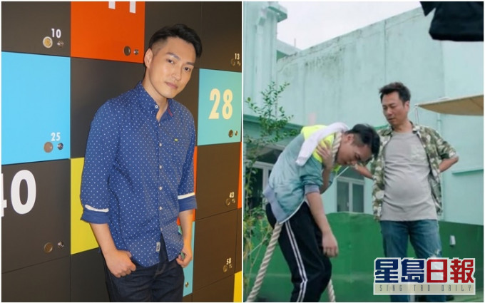林景程在《杀手》演黎耀祥徒弟,他觉得戏里戏外都遇到个好师傅。