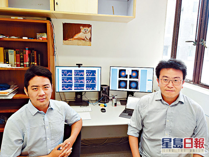 孟子楊(右)率領的研究團隊,開發一套嶄新的運算方法,可對「受限量子材料」的模型作出精確的計算。