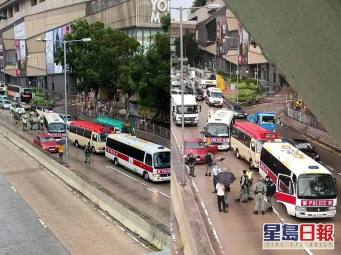 當日意外導致4車連環撞。圖:盡在元朗FB圖片 資料圖片