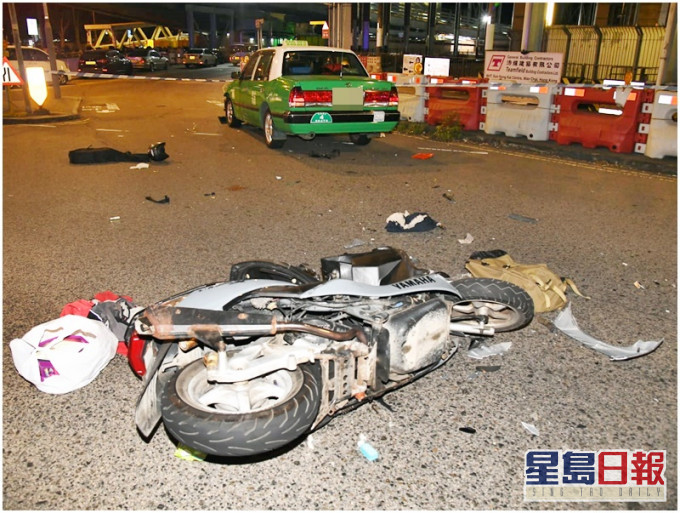 周建樂日前在元朗朗樂路駕駛電單車時遇上致命車禍。資料圖片