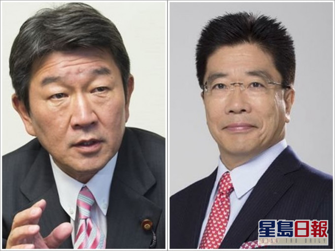 茂木敏充(左)及加藤勝信(右)在黨內各有支持者。twitter