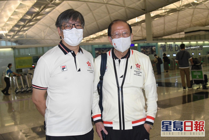 香港代表團團長貝鈞奇(右)。資料圖片