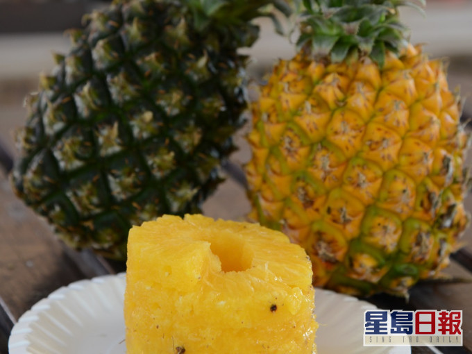 酸甜多汁的菠蘿不但好吃，更可以消暑。資料圖片
