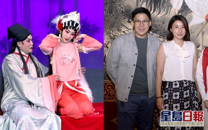 霍啟剛夫婦看完劇,讚龍貫天與謝曉瑩沒貼身動作,只以意態表達「色誘」。