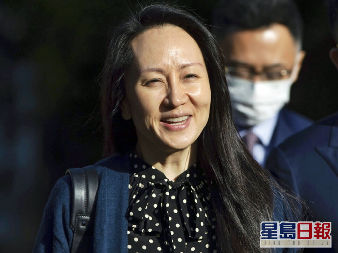 中國電信商華為副董事長孟晚舟獲釋,隨即乘中國政府包機返國。AP圖片