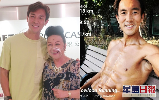 譚俊彥為除衫戲,努力操Fit身形。