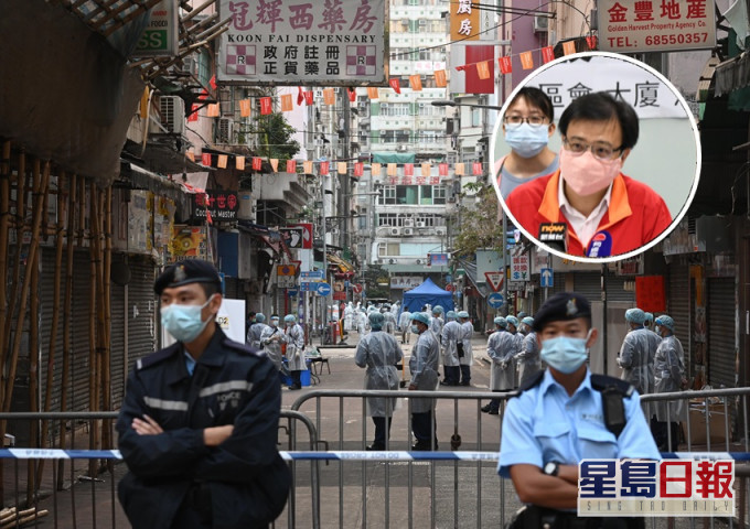 區議員任國棟表示,有紅磡居民對過去封區行動感覺不舒服。資料圖片