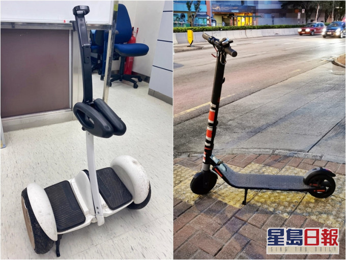 警新界南打擊非法電動車,拘13名男女。警方圖片