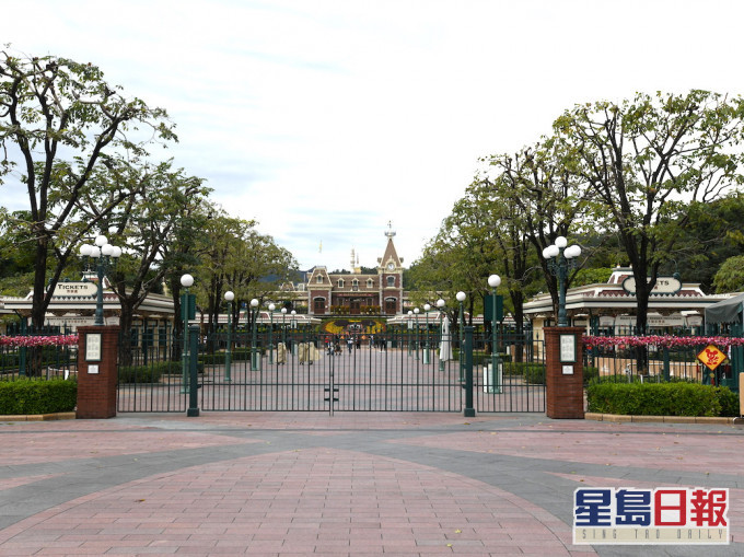 香港迪士尼目前仍然暫停開放。資料圖片