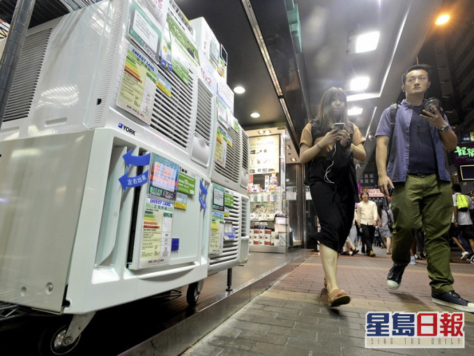 五款「3/4匹」窗口冷氣機製冷量較聲稱高。資料圖片