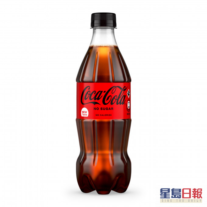 全新無糖「可口可樂」現已在香港正式上市，各大超級市場、便利店及網購平台有售。公司圖片