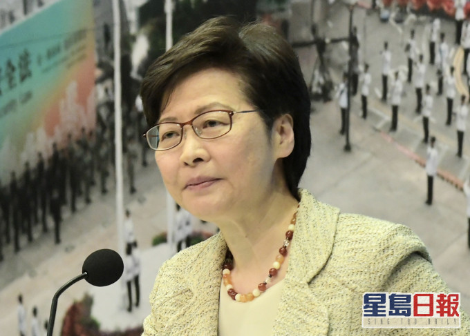 林鄭月娥表示,會全力以赴推動修改本地相關選舉法律的工作,並做好公眾解說。 資料圖片