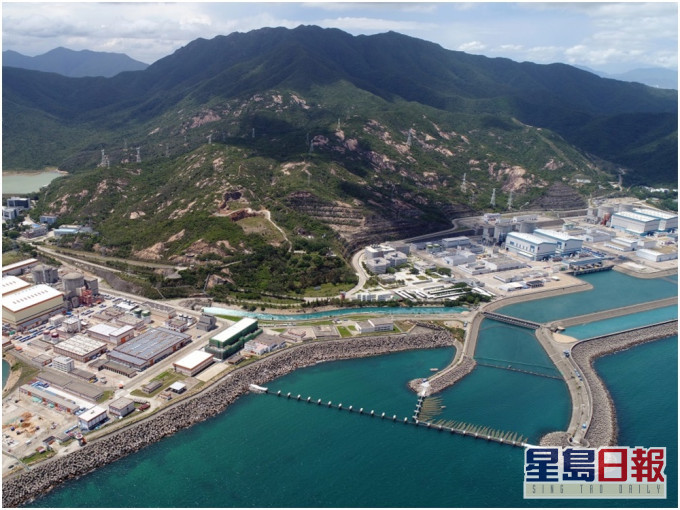 嶺澳核電站。大亞灣運營公司網頁圖片
