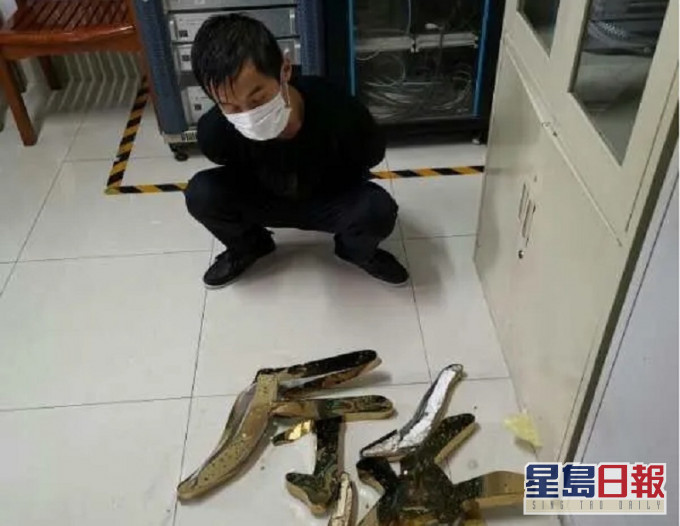 爆竊廣西公安廳的小偷被捉獲。網圖