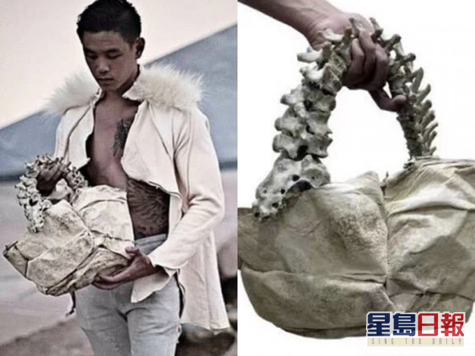 印尼富二代设计师Arnold Putra的人骨手袋。网图