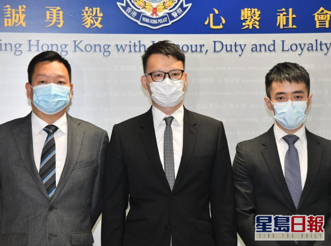 警方交代案情。