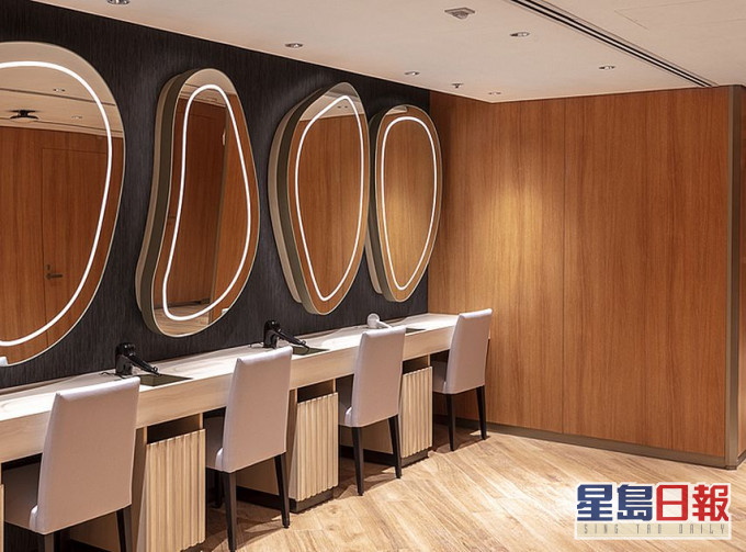 馬會跑馬地新會所更衣室。馬會網頁圖片