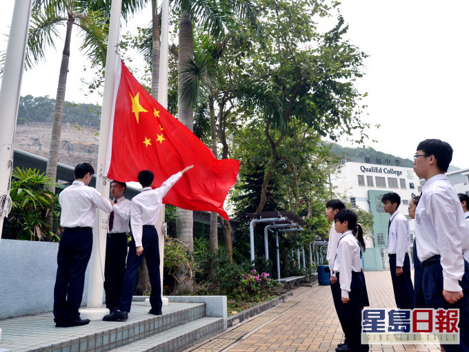 教評會建議學校可在假期前後舉行升旗禮。資料圖片