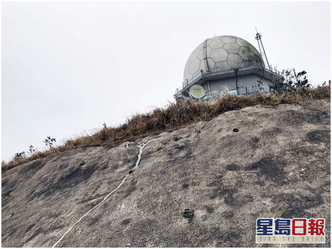 大帽山一度跌至零下1.3度。资料图片
