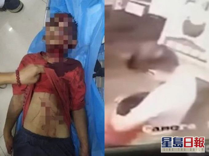 男童被擄走並毆打近兩小時。網圖