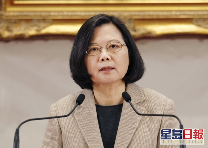 台灣的蔡英文總統。AP資料圖片