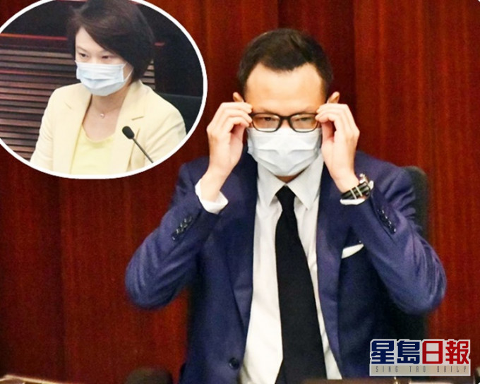 郭榮鏗早上繼續主持內會,下午由李慧琼(小圖)主持特別內會。
