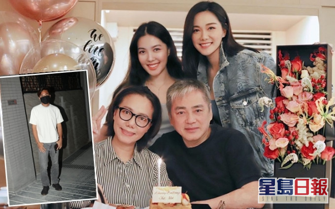 全家福相唔見咗馬國明,咁啱馬明昨晚喺《BB大晒》煞科宴度逗留一陣,匆匆離場。