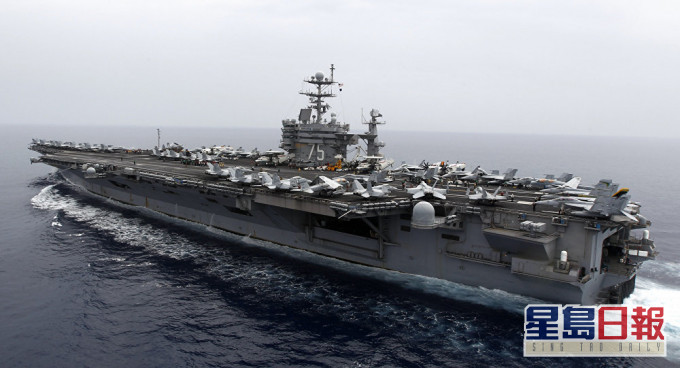 航空母艦杜魯門號。 AP資料圖片