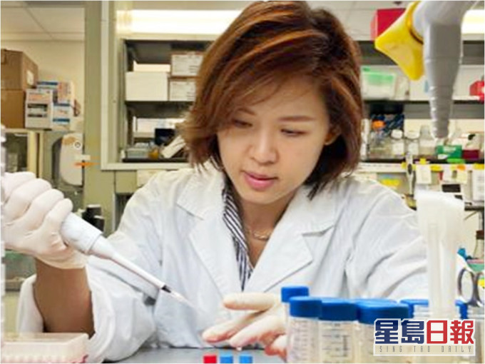 港大醫學院微生物學系科學主任莫頴兒博士表示,「托普樂肯」(TPT)在小鼠受到SARS-CoV-2病毒感染後四天,仍可抑制其炎症基因,對治療人類亦有一定潛在價值。港大圖片