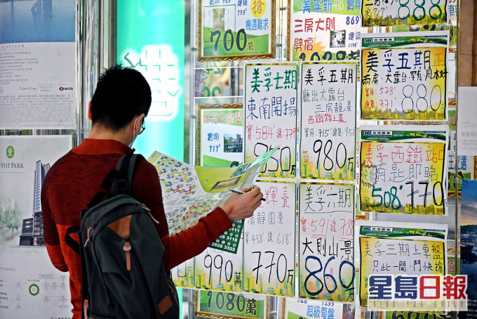 置业仍然是港人最关注的问题。示意图