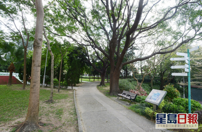 初步確診助理員亦於九龍仔公園辦公室工作。 資料圖片
