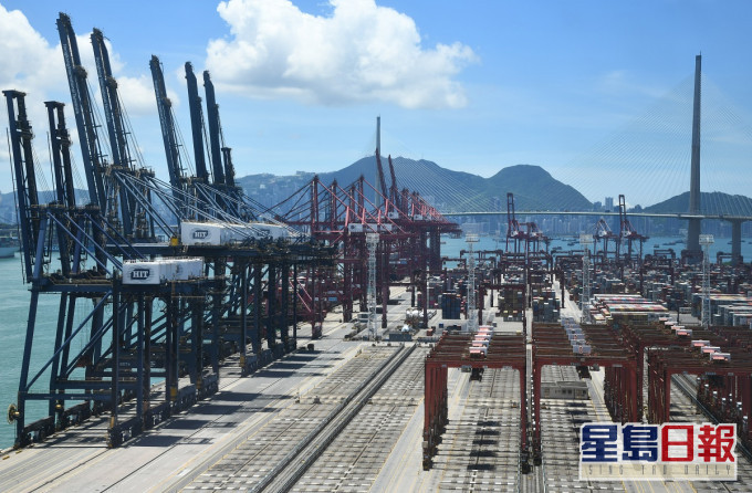 香港1月出口貨值按年大增44%。資料圖片