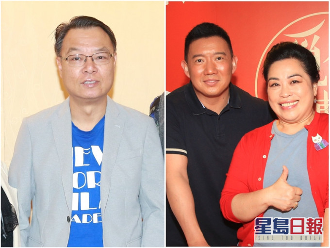 李力持(左)、杜汶澤(中)、盧覓雪(右)。資料圖片