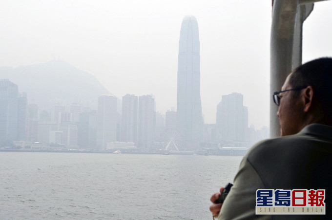 空氣質素健康指數達到嚴重水平。資料圖片
