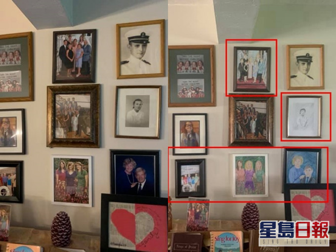 偷換前(左)與偷換後(右)。Kristen Vogler FB圖片