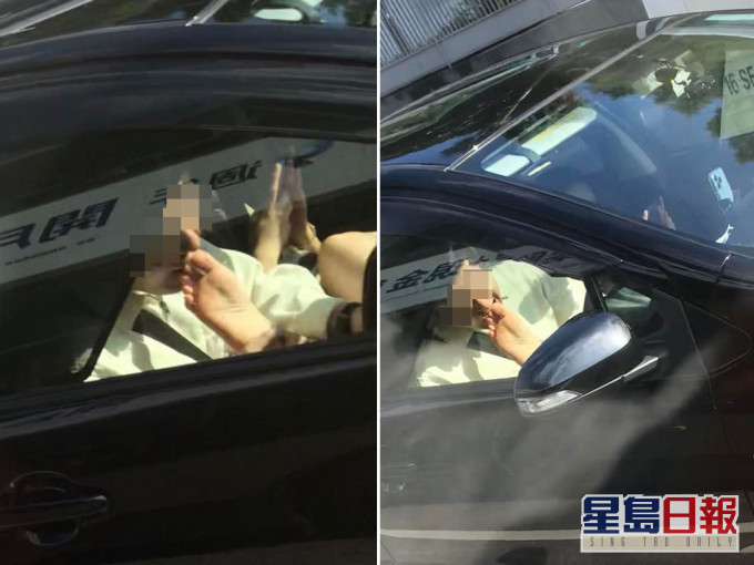 男司機在塞車期間又聞又咬鄰座女乘客腳趾。網上圖片