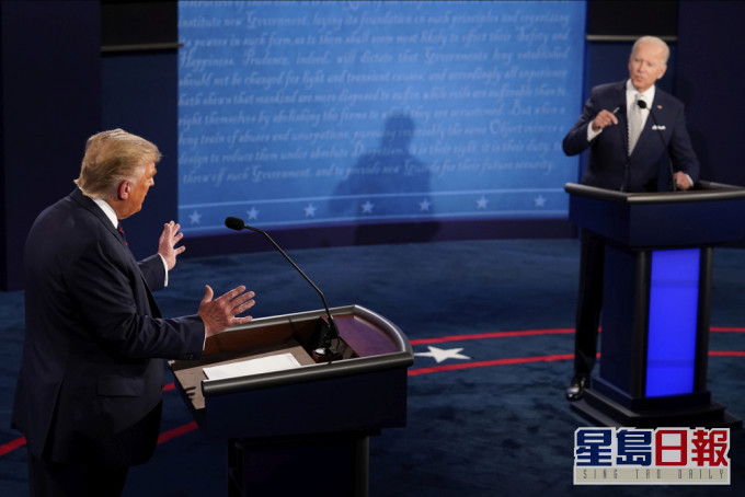 美國總統最後一場電視辯論，將引入「熄咪」功能，以免重蹈第一場辯論亂象的覆轍。AP資料圖片