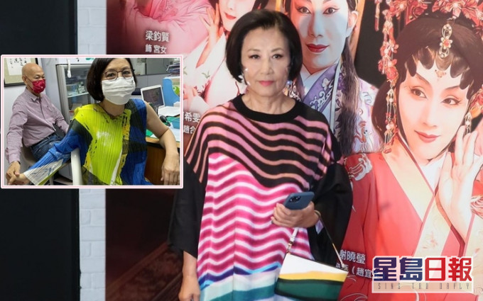 家英哥雖然未打得針,但都去陪阿姐讓阿姐捉實壯膽。