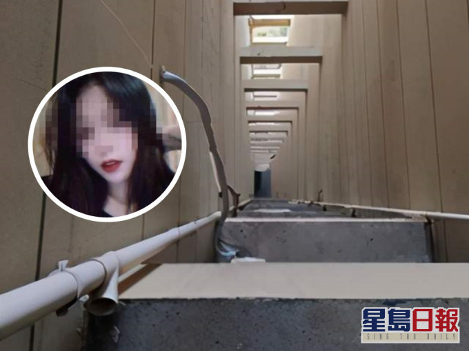 17岁少女只穿内衣裤跳楼坠毙。网图