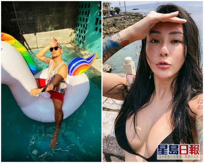 金刚同女友Nana去垦丁度假。