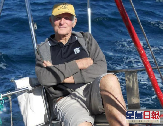 現年81歲的昆士蘭老翁單獨完成8個月擔任航行。網圖